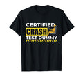 Certified Crash Test Dummy Car Guy T-Shirt - Minimalist Print Men Women - T-Shirt, Sweatshirt, Hoodie