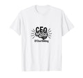 Ceo Overthinking Witty Brain T-Shirt - Minimalist Print Men Women - T-Shirt, Sweatshirt, Hoodie