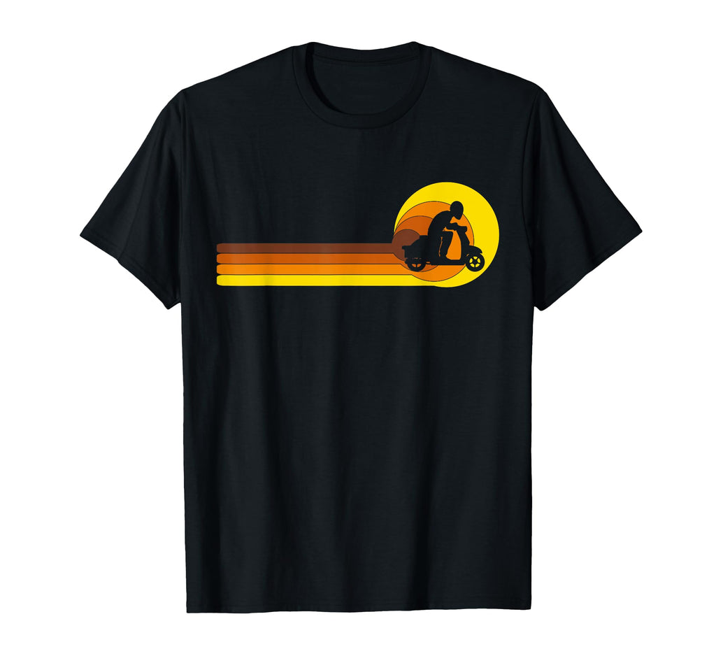 Moped Scooter Bike Scooter Moped 70S 80S T-Shirt - Trendy Graphic Unisex - T-Shirt, Sweatshirt, Hoodie
