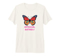 Anti Social Butterfly Tri Blend T-Shirt - Unique Graphic Men Women - T-Shirt, Sweatshirt, Hoodie