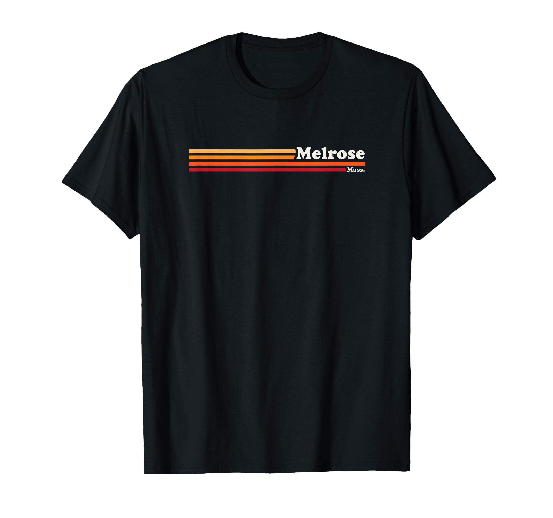 1980S Melrose Massachusetts T-Shirt - Novelty Apparel for Adults - T-Shirt, Sweatshirt, Hoodie
