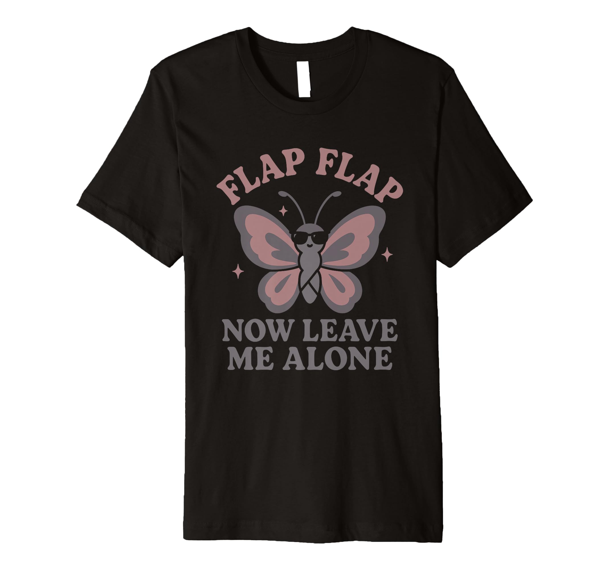 Anti Social Butterfly Introvert Meme T-Shirt - Minimalist Print for Adults - T-Shirt, Sweatshirt, Hoodie