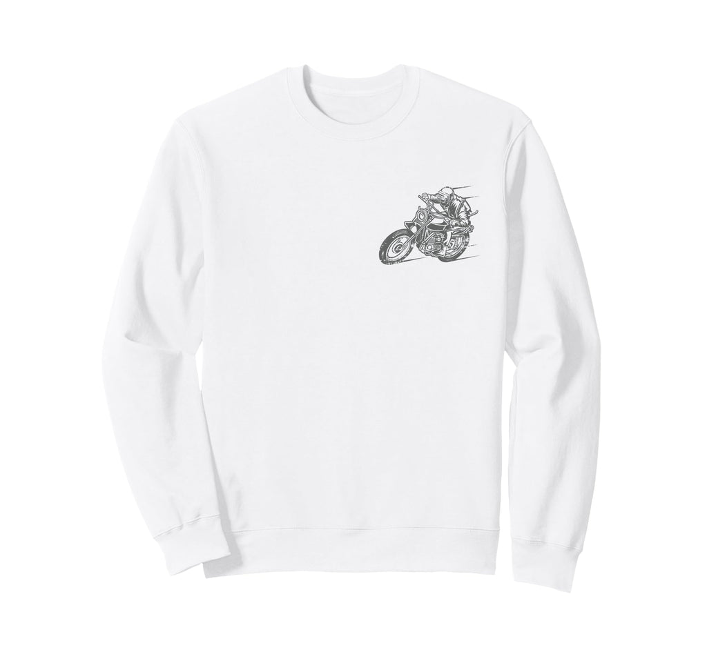 Motorcycle Racing Distressed Sweatshirt - Unique Graphic Unisex - T-Shirt, Sweatshirt, Hoodie
