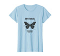 Anti Social Butterfly Mode T-Shirt - Fun Novelty Design for Adults - T-Shirt, Sweatshirt, Hoodie