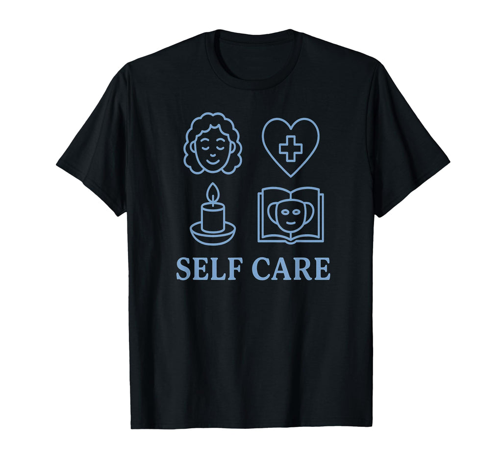 Self Care Symbols T-Shirt - Custom Art Print Men Women - T-Shirt, Sweatshirt, Hoodie