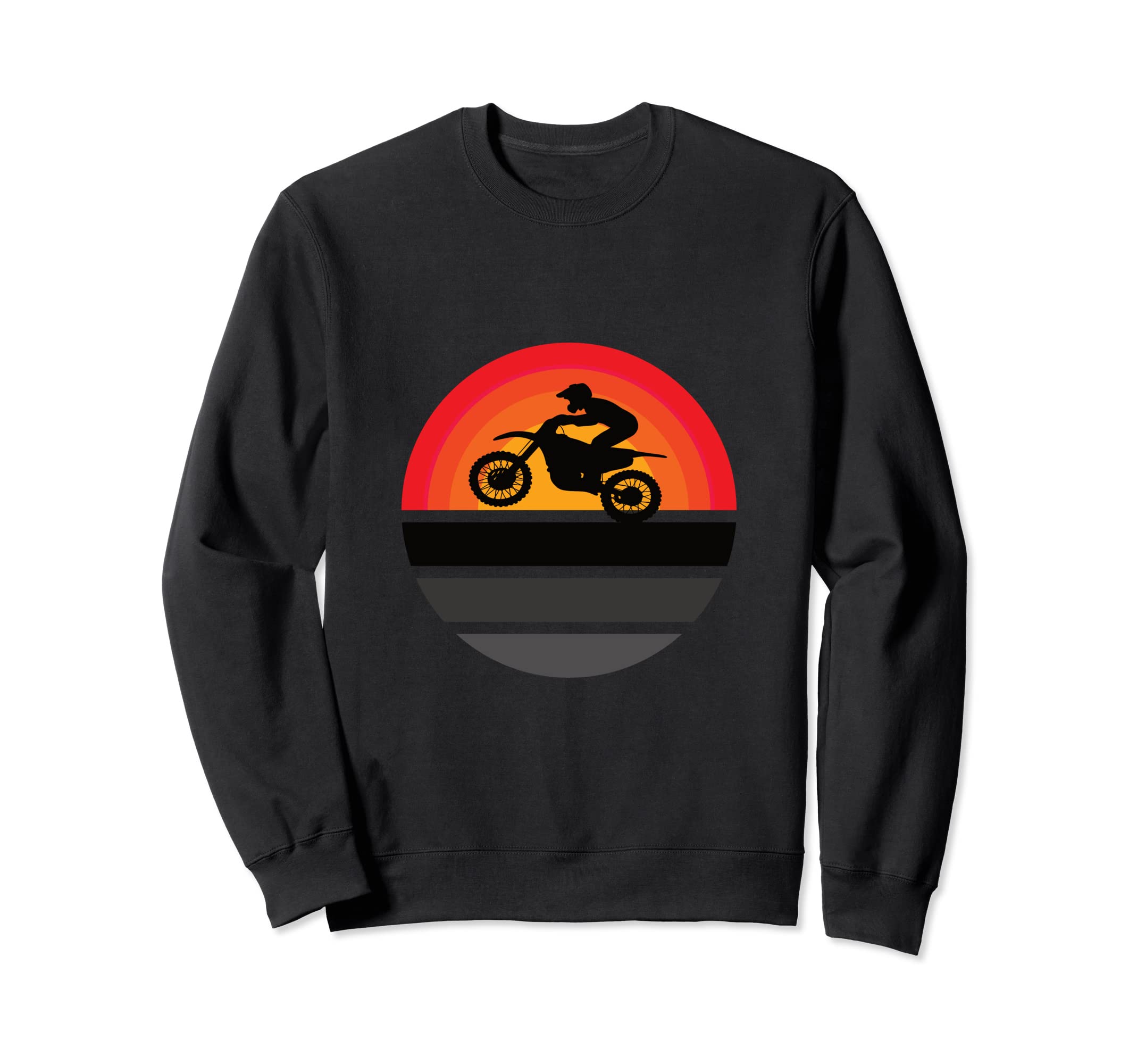 Motorcross Motorcycle Moped Biker Sweatshirt - Minimalist Print Unisex - T-Shirt, Sweatshirt, Hoodie