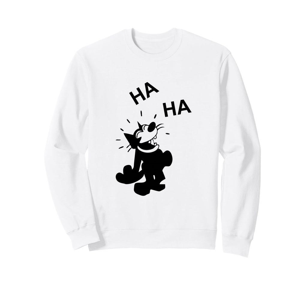 Felix Cat Haha Laughing 1920S Cartoon Sweatshirt - Streetwear Style Unisex - T-Shirt, Sweatshirt, Hoodie