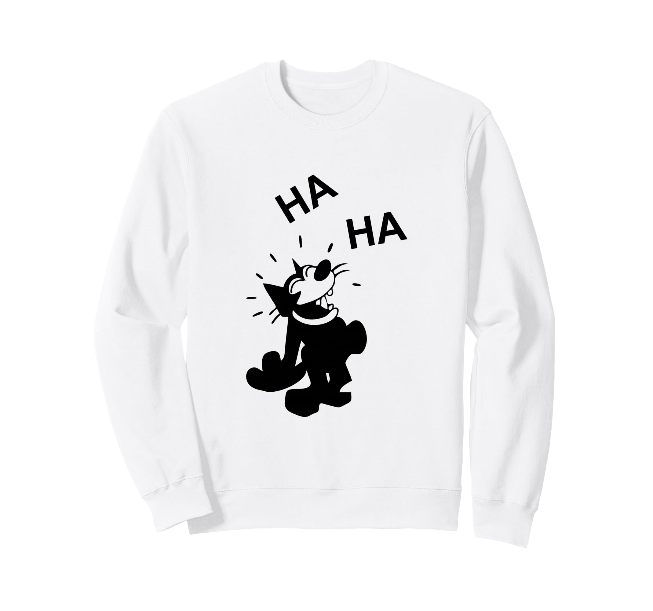 Felix Cat Haha Laughing 1920S Cartoon Sweatshirt - Streetwear Style Unisex - T-Shirt, Sweatshirt, Hoodie
