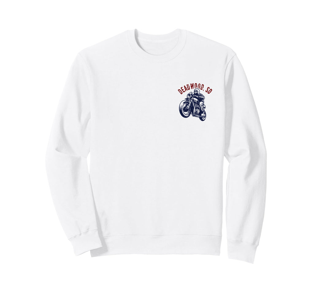 Deadwood South Dakota Motorcycle Sweatshirt - Fun Novelty Design Men Women - T-Shirt, Sweatshirt, Hoodie