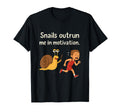 Funny Marathon Runner Snails Outrun Me T-Shirt - Graphic Print for Adults - T-Shirt, Sweatshirt, Hoodie