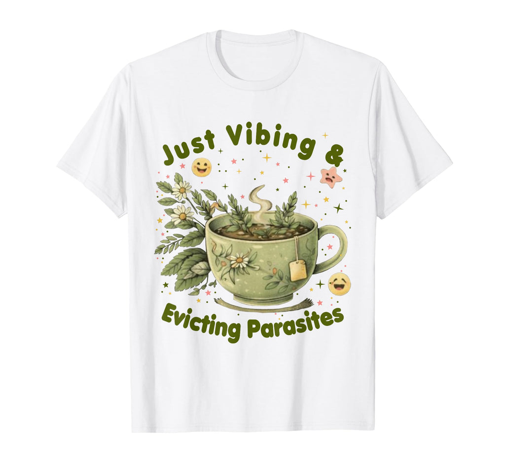 Funny Wellness Vibes Aesthetic Tea T-Shirt - Fun Novelty Design Men Women - T-Shirt, Sweatshirt, Hoodie