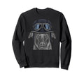 Beauceron Wearing Motorcycle Helmet Sweatshirt - Custom Art Print Men Women - T-Shirt, Sweatshirt, Hoodie