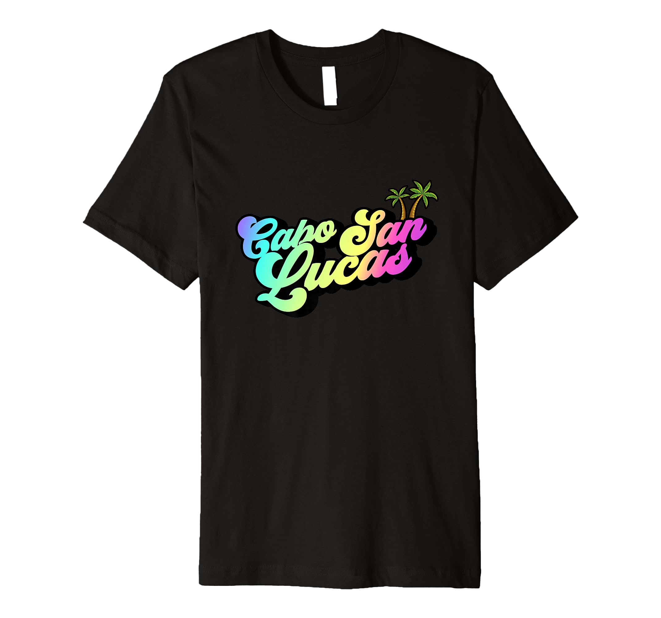 Cabo San Lucas Mexico Typography 70S T-Shirt - Unique Graphic for Adults - T-Shirt, Sweatshirt, Hoodie