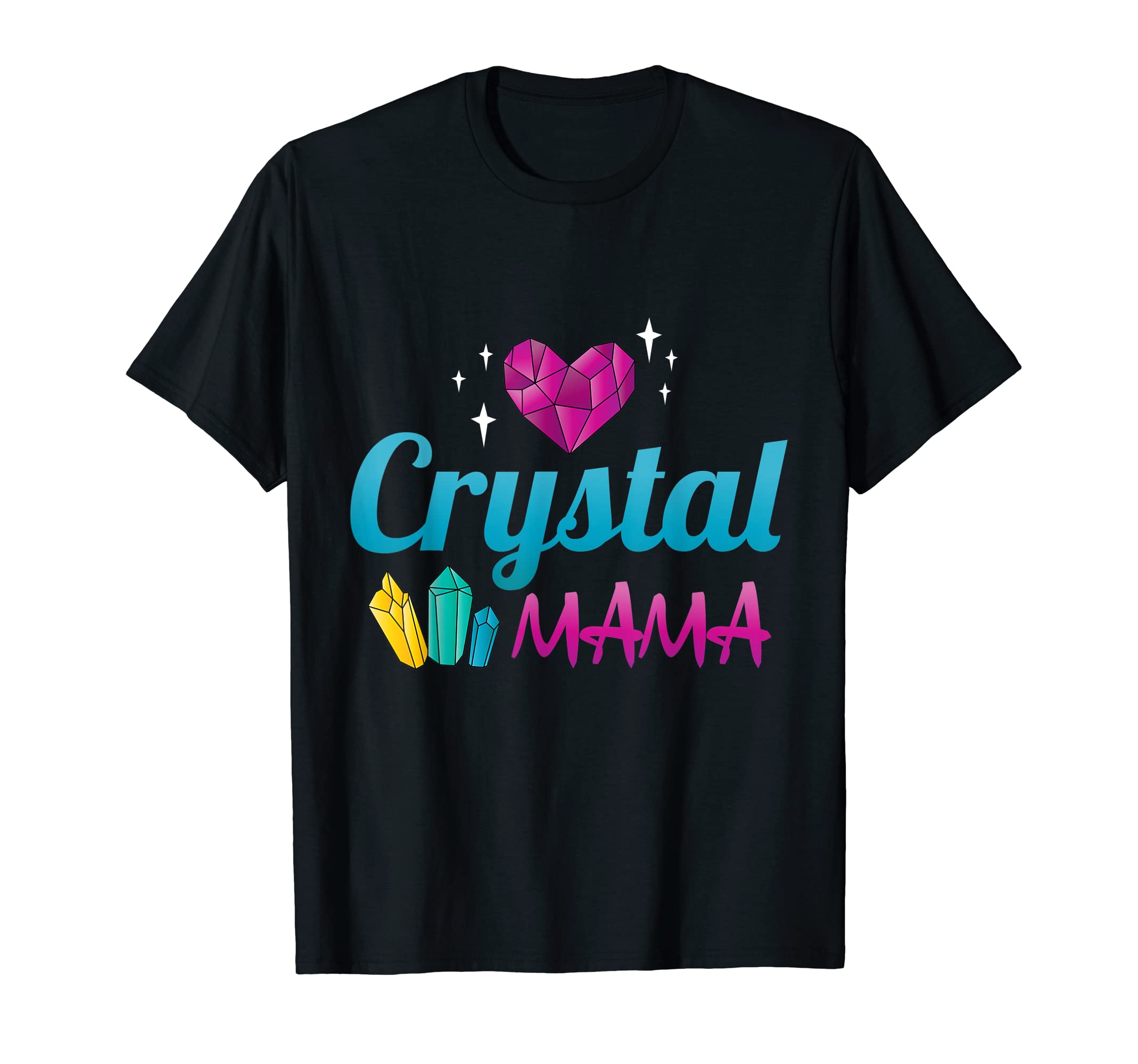 Crystal Mama Healing Meditation T-Shirt - Novelty Apparel for Adults - T-Shirt, Sweatshirt, Hoodie