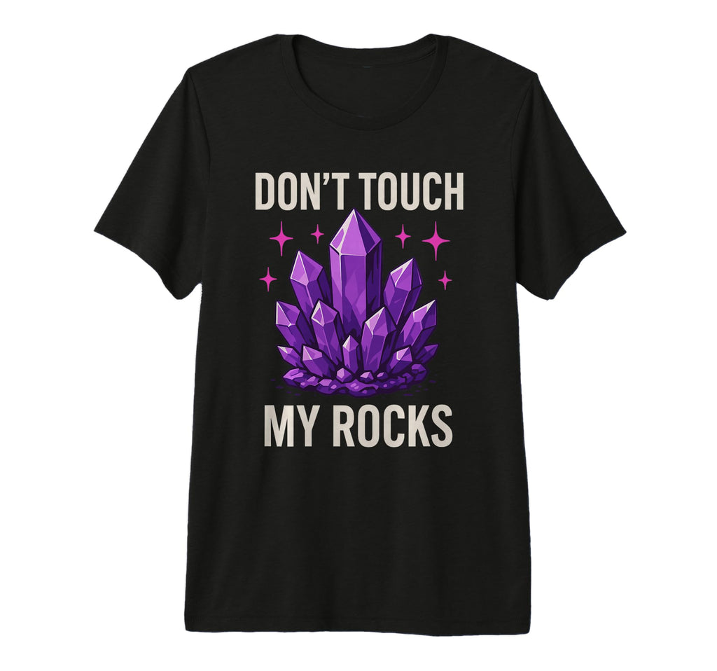 Amethyst Addict Healing Crystal T-Shirt - Minimalist Print for Adults - T-Shirt, Sweatshirt, Hoodie