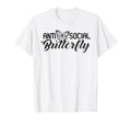 Antisocial Butterfly Antisocial T-Shirt - Custom Art Print Men Women - T-Shirt, Sweatshirt, Hoodie
