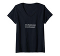 Womens Professional Overthinker Funny V T-Shirt - Unique Graphic Unisex - T-Shirt, Sweatshirt, Hoodie