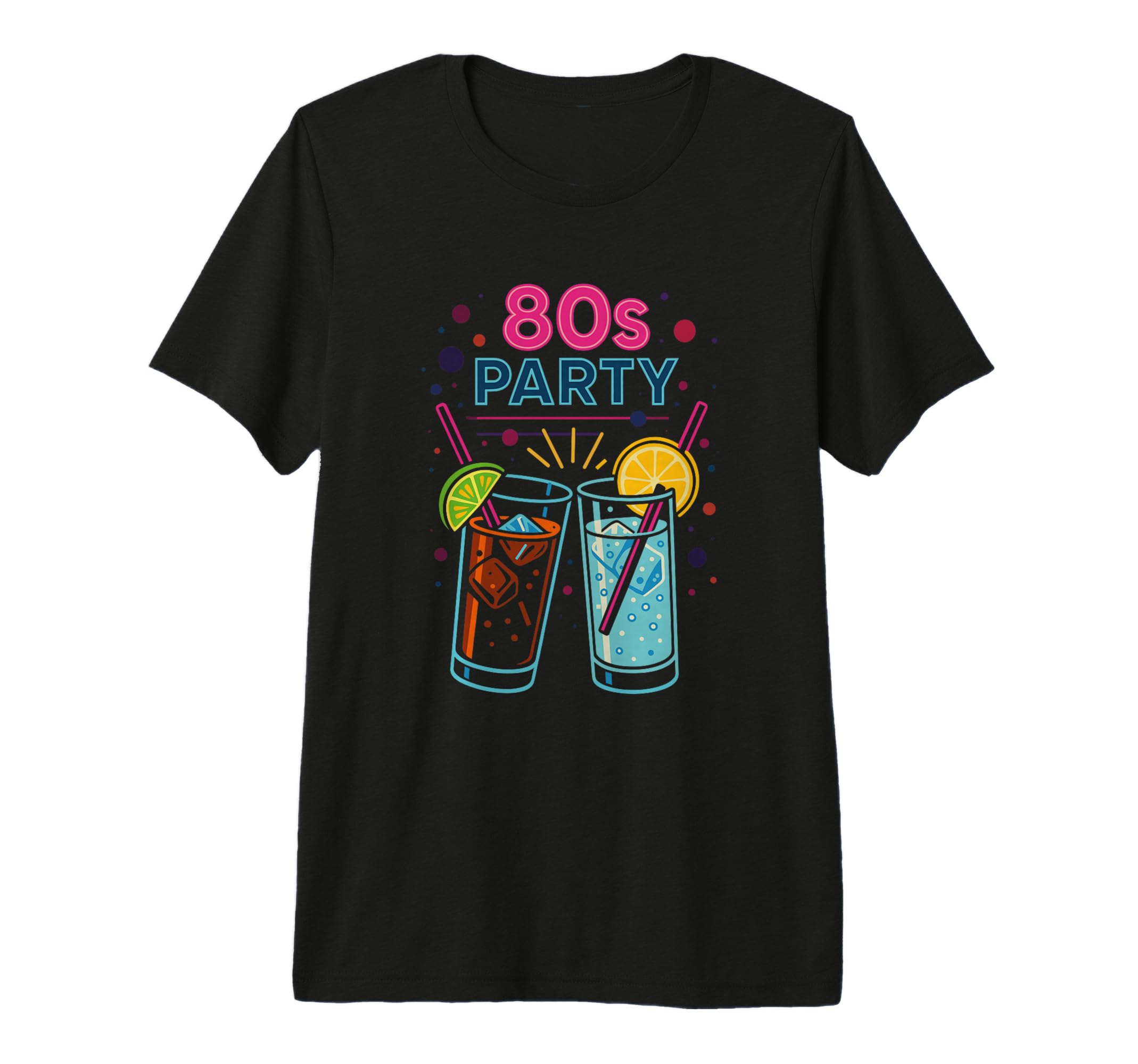 80S Outfit 80S Theme Party Disco Vibe T-Shirt - Minimalist Print Men Women - T-Shirt, Sweatshirt, Hoodie
