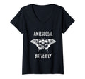 Womens Funny Antisocial Butterfly T-Shirt - Unique Graphic for Adults - T-Shirt, Sweatshirt, Hoodie