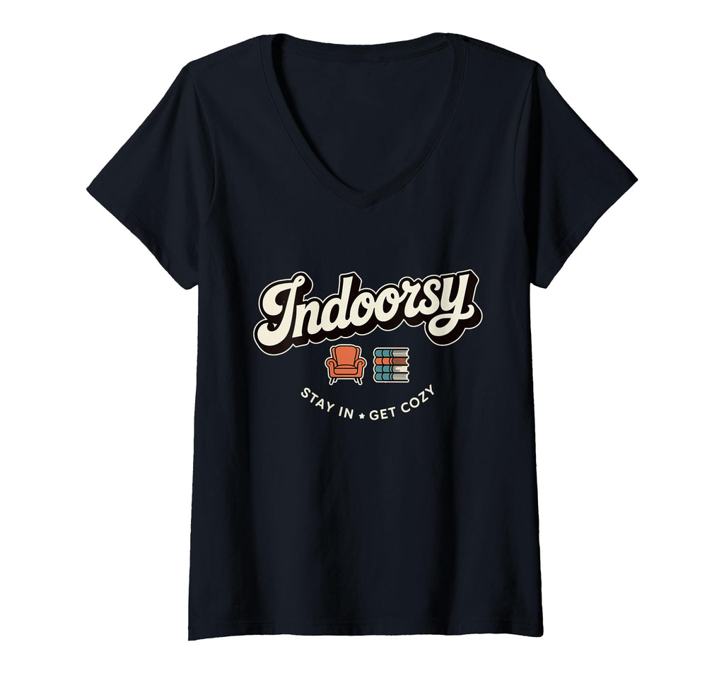 Womens Antisocial Homebody Indoorsy T-Shirt - Custom Art Print Unisex - T-Shirt, Sweatshirt, Hoodie