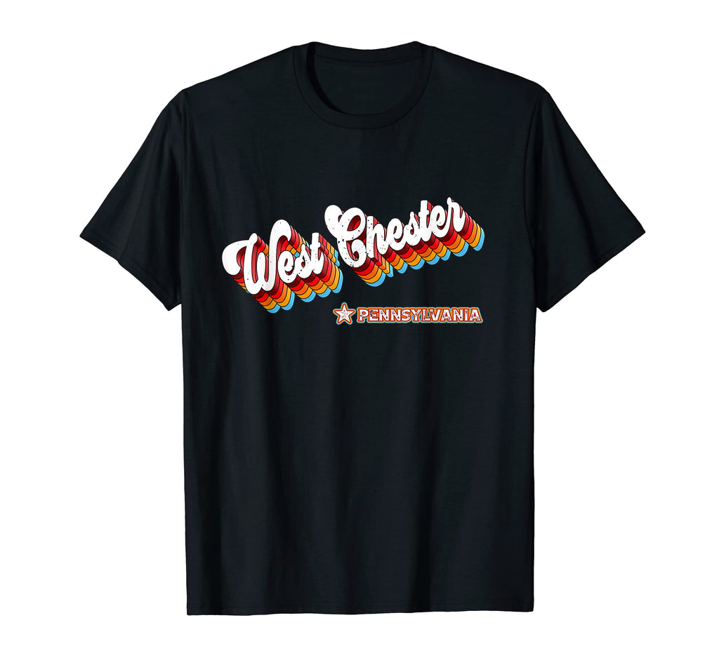 80S West Chester Pennsylvania Pa T-Shirt - Fun Novelty Design for Adults - T-Shirt, Sweatshirt, Hoodie