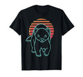 Weasel Lover Animal Synthwave 80S T-Shirt - Fun Novelty Design for Adults - T-Shirt, Sweatshirt, Hoodie
