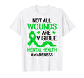 Not All Wounds Are Visible Mental T-Shirt - Unique Graphic for Adults - T-Shirt, Sweatshirt, Hoodie