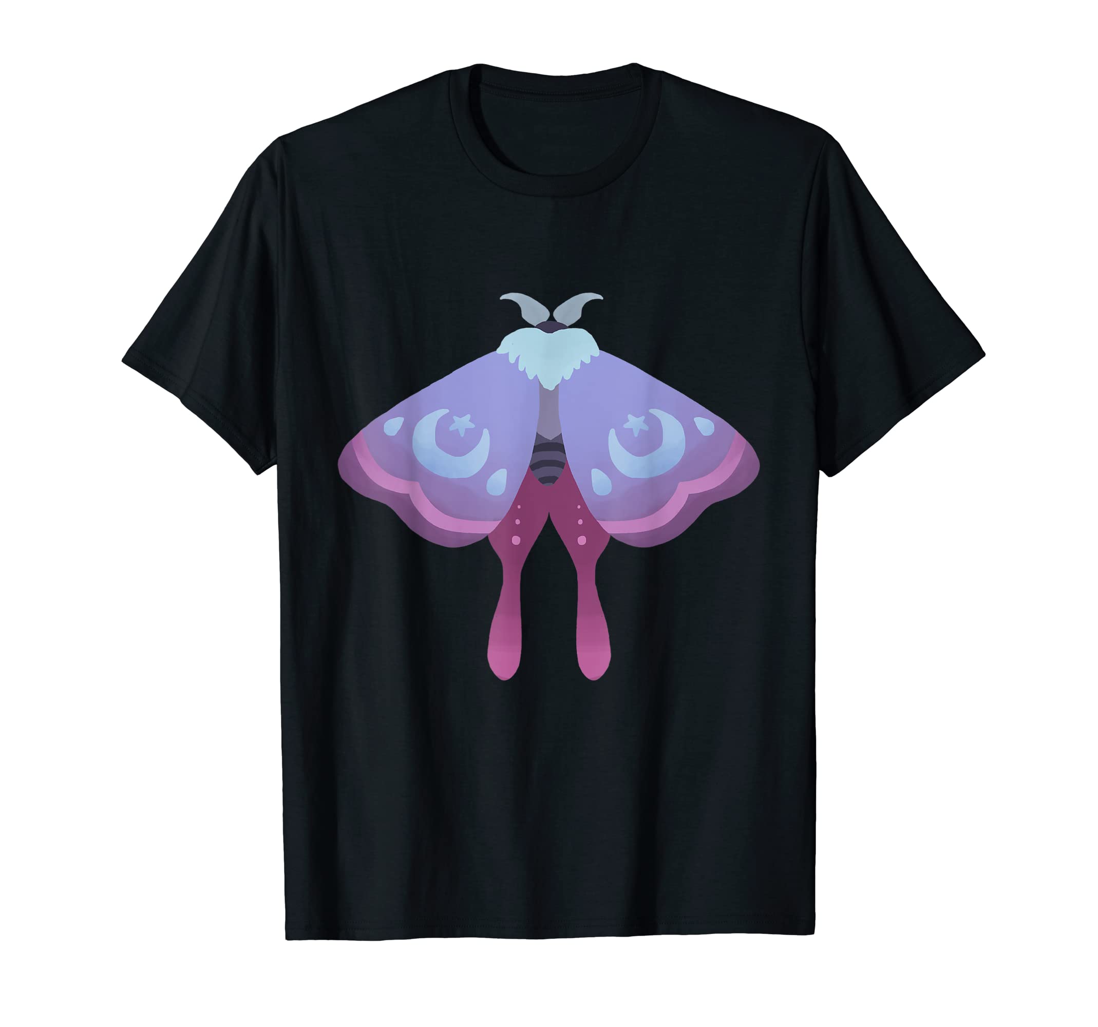 Crafty Moth Goth Horror Antisocial T-Shirt - Trendy Graphic for Adults - T-Shirt, Sweatshirt, Hoodie