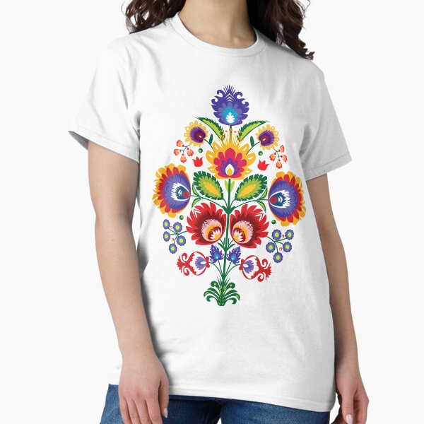 Folk flower bouquets - Adult & Kids T-Shirts, Sweatshirts & Hoodies apparel design preview 1