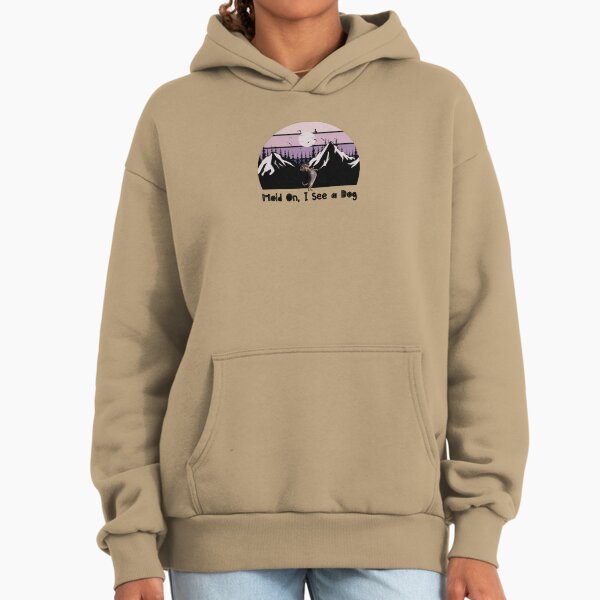 Hold On, I See a Dog Retro Sunset Funny Lover Design - Adult & Kids T-Shirts, Sweatshirts & Hoodies apparel design preview 1