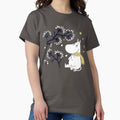 Moomin Moomintroll Winter Watching The Snow - Adult & Kids T-Shirts, Sweatshirts & Hoodies apparel design preview 1