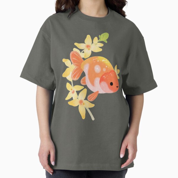 Ranchu and Forsythias 2 - Adult & Kids T-Shirts, Sweatshirts & Hoodies apparel design preview 1