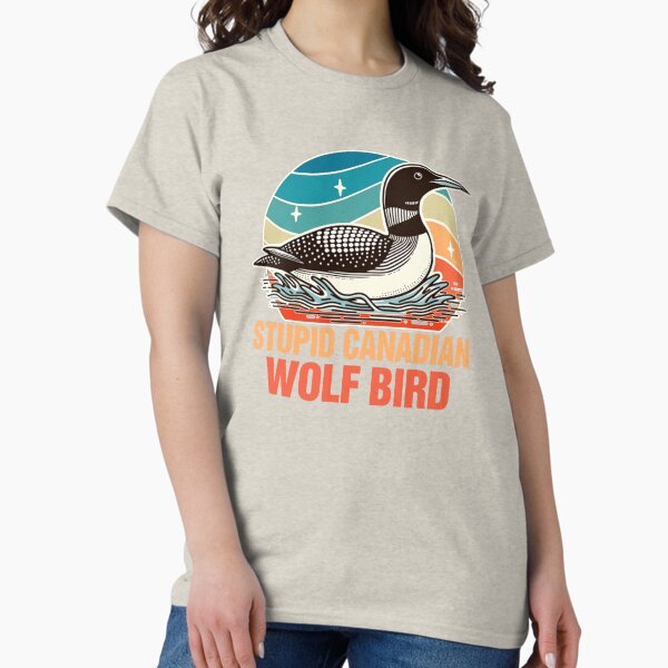 Stupid Canadian Wolf Bird Heated Rivalry Connor Ilya - Adult & Kids T-Shirts, Sweatshirts & Hoodies apparel design preview 1