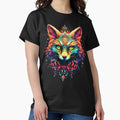 Psychedelic Animals, Alternative Fox, Abstract Animal - Adult & Kids T-Shirts, Sweatshirts & Hoodies apparel design preview 1