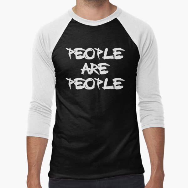 People Are Baseball ¾ Sleeve - Adult & Kids T-Shirts, Sweatshirts & Hoodies apparel design preview 1