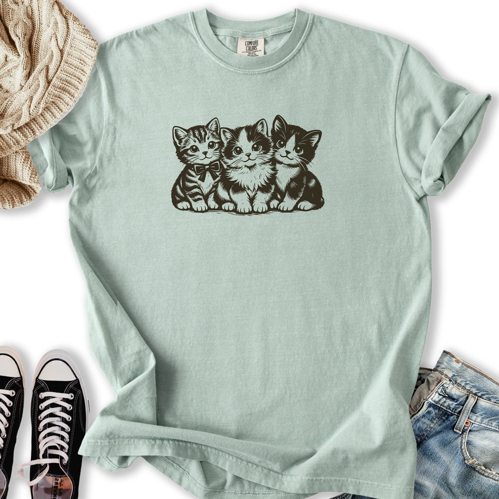Cute Kittens - Adult & Kids T-Shirts, Sweatshirts & Hoodies apparel design preview 1