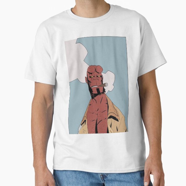 Portrait of hellboy - Adult & Kids T-Shirts, Sweatshirts & Hoodies apparel design preview 1
