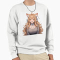 Cute Busty Neko Cat Girl Kawaii Anime Aesthetic - Adult & Kids T-Shirts, Sweatshirts & Hoodies apparel design preview 1