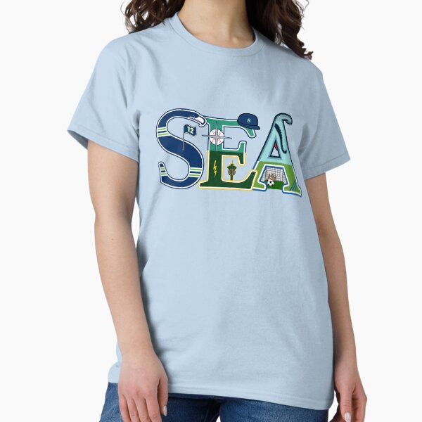 Seattle City Sports (7 Teams) - Adult & Kids T-Shirts, Sweatshirts & Hoodies apparel design preview 1
