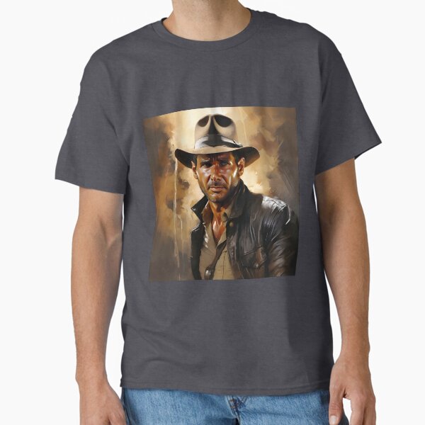 Indiana Jones Paint Art - Adult & Kids T-Shirts, Sweatshirts & Hoodies apparel design preview 1