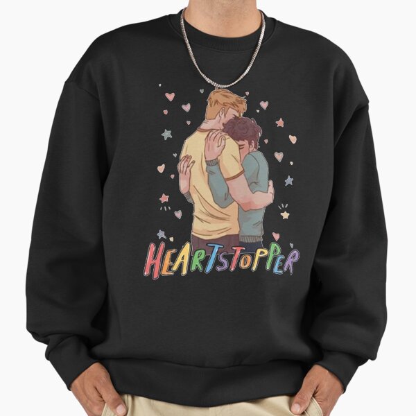 Nick And Charlie Heartstopper Rainbow Leaves Sweat - Adult & Kids T-Shirts, Sweatshirts & Hoodies apparel design preview 1