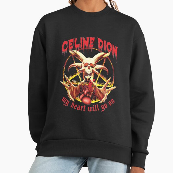 Celine Dion My Heart Will Go On Metal Restyle - Adult & Kids T-Shirts, Sweatshirts & Hoodies apparel design preview 1