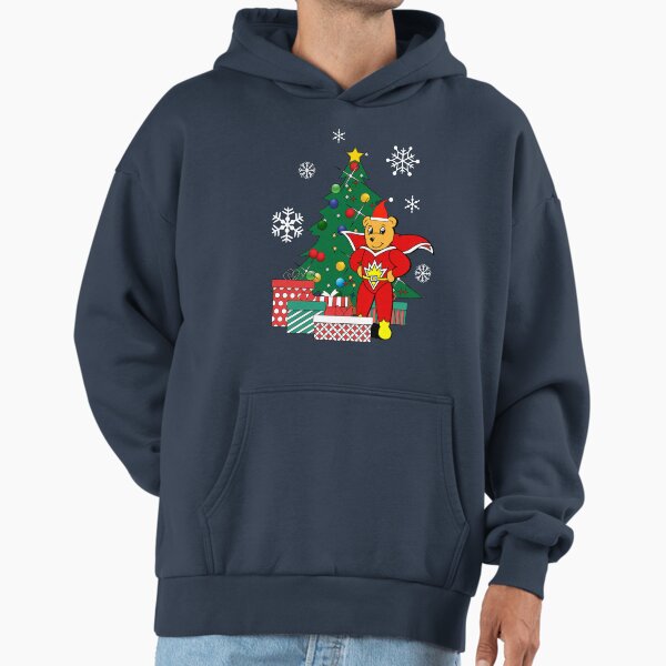 SuperTed Around The Christmas Tree - Adult & Kids T-Shirts, Sweatshirts & Hoodies apparel design preview 1