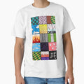 Demon Slayer Pattern Squares - Adult & Kids T-Shirts, Sweatshirts & Hoodies apparel design preview 1