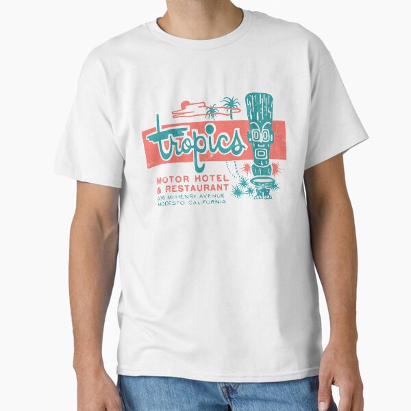 Tropics Motor Hotel Tiki 1950s Polynesian Retro Surf - Adult & Kids T-Shirts, Sweatshirts & Hoodies apparel design preview 1