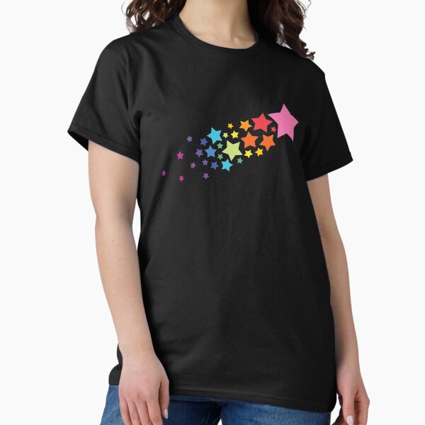 Rainbow Shooting Stars - Adult & Kids T-Shirts, Sweatshirts & Hoodies apparel design preview 1