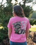 Southernology Up to No Good Racoon Comfort Colors - Adult & Kids T-Shirts, Sweatshirts & Hoodies apparel design preview 1