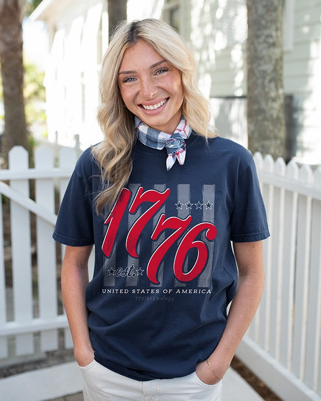 Southernology USA 1776 Statement Comfort Colors - Adult & Kids T-Shirts, Sweatshirts & Hoodies apparel design preview 1