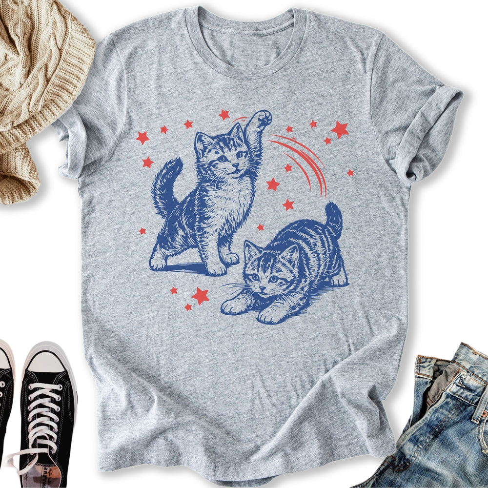 Patriotic Kittens - Adult & Kids T-Shirts, Sweatshirts & Hoodies apparel design preview 2