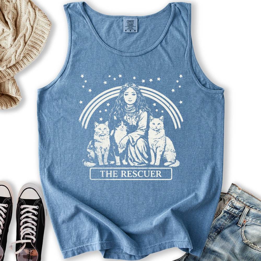 The Rescuer Tank - Adult & Kids T-Shirts, Sweatshirts & Hoodies apparel design preview 2